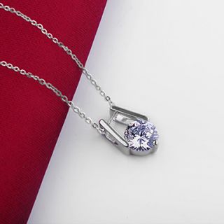 EUR € 12.41   1,24 Carat Suisse collier pendentif diamant, livraison