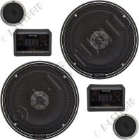  soft dome tweeter, 4 ohms impedance, Carbon polypropylene cone woofer