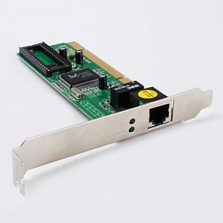 USD $ 13.29   32 bit PCI Ethernet Card (10, 100Mbps),