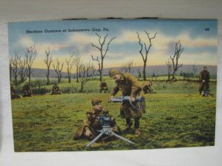Set WWII Era Postcards Fr Indiantown Gap PA Army Base