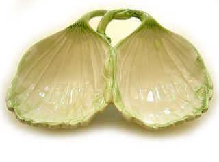 Meiselman Imports Cabbage Double Leaf Condiment Bowl