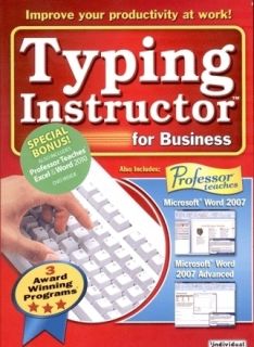 Professor Teaches Word Excel 2010 Word Excel 2007 Typing for Business