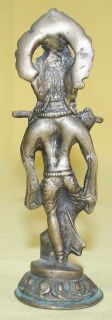 Antique Bronze Indian God Statue Figure 1940
