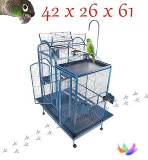  MULTI SPLIT LEVEL INDOOR PARROT FLIGHT BIRD AVIARY CAGES PLAY TOP DOME
