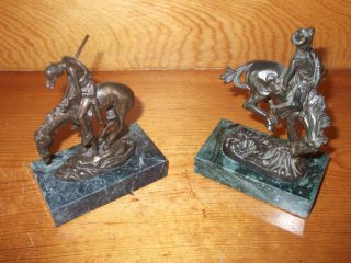  by Sadek western figures jade bases Remington End of the Trail Indian