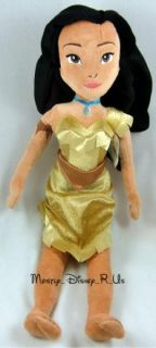 New Disney Store Pocahontas Plush Doll 19 Princess Doll Indian