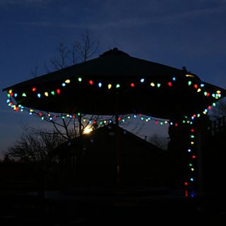Solar 40 LED Kleurrijke Light Outdoor Fairy Lights Kerst Decoratie