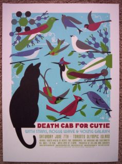  CAB FOR CUTIE Rogue Wave STARS Toronto Indie Rock Concert mini Poster