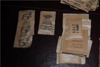 Lot Military C Rations Coffee Cigaretts Matches