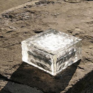 USD $ 43.49   Solar Brick Ice Cube Path Light Crystal Garden Lamp