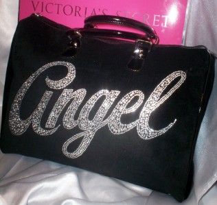 Victorias Secret Bling Angel Hand Bag Purse Travel Luggage Tote Gift