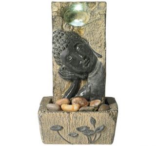 New Sale Leaning Buddha Illuminated Indoor Table Water Fountain
