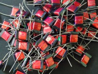 50PC LOT 22UH CORE COIL RADIAL INDUCTORS BY CHILSIN P N STD0810T220M