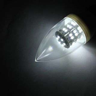 e14 SMD 3528 48led 200lm 2.8W naturelles ampoules bougies blanches