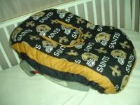 Baby Infant Car Seat Carrier Cover w New Orleans Saints
