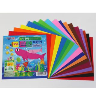 48 Sheets 6 6 inch Korean Origami Singleside Colored Paper 15 Color