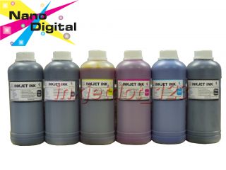 Pint refill ink for HP 72 Designjet T1100 T1120 T7100 PK/CMY/Gy/+MK