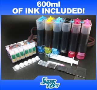 Ink Supply System for Epson Artisan 730 837 Printer CISS CIS