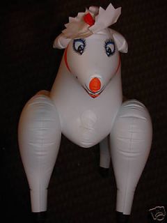 White Inflatable SHEEP Doll Ready For Love Bachelor Party NEW Blow Up