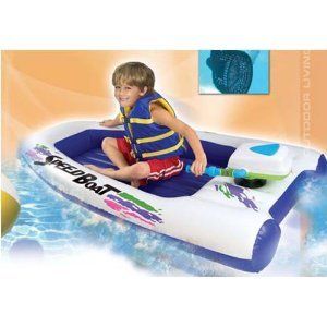 Inflatable Kids Motorized Electric Lake Swimming Pool Lake River Boat