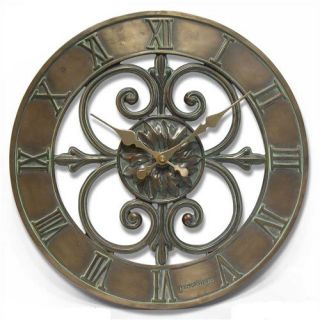 Infinity Instruments The Blazon Wall Clock Bronze 13507CP