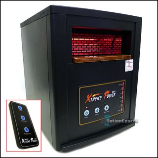 5600BTU 1500W Electric Quartz Infrared Heater Heats 1000 Sq ft Energy