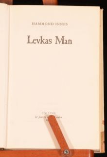 1971 Levkas Man Hammond Innes First Edition Thriller