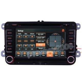  Golf Mk5/V Car GPS Navigation Bluetooth IPOD Radio USB MP3 TV DVD Unit