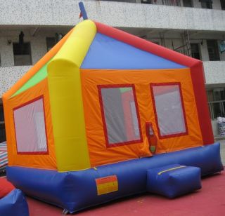 Commercial Inflatable Circus Themed Bounce House Moonwalk Bouncer