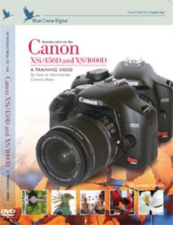 Blue Crane Canon XSi XS 450D Training Instructional DVD