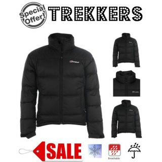 Berghaus Mens Akka Down Insulated Winter Jacket Black s M L XL XXL