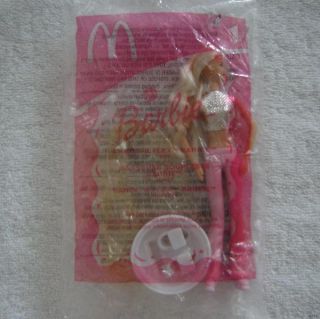 2003 mcdonald s corporation dance n flex barbie figurine with base