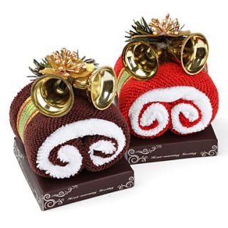 EUR € 22.53   navidad campana diseño mini toalla (color al azar