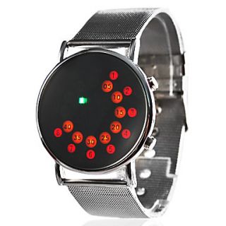 EUR € 9.56   Unisex Kjole Style Steel Digital LED Wrist Watch