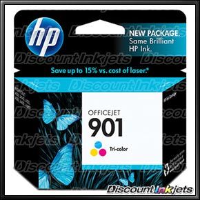 Genuine HP 901 Color Ink Print Cartridge CC656AN HP 901