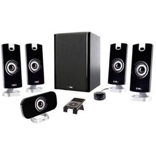New Speaker System for Computer Theater Home Subwoofer Black 5 1
