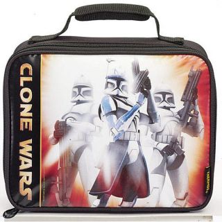 Star Clone Wars Boys Insulated Lunch Tote Box Kit
