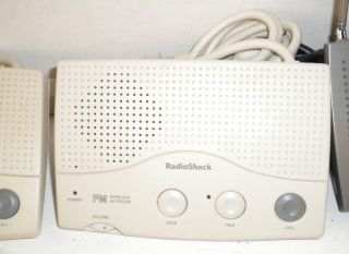 Radio Shack 43 493 Wireless Intercom System w Base 2 Stations Manual