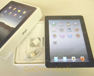 Nice Apple iPad 1 16GB First Generation 9 7 WiFi Black in Orignal Box