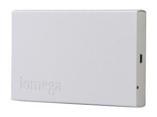 Iomega Helium 500GB Silver Portable Hard Drive 35421