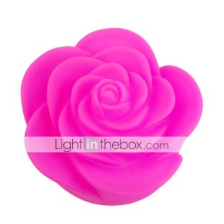 USD $ 5.99   Rose Shaped RGB LED Night Light (3*AG13/Color Assorted