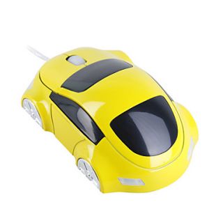 EUR € 10.57   mini usb del mouse stile auto ottico con cavo (giallo