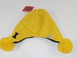 NCAA Iowa Hawkeyes Zoozatz Yellow Knitted Hat Janco Studio Keepsake
