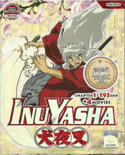 DVD InuYasha 4 Movie Final Act Complete Vol 1 193 End