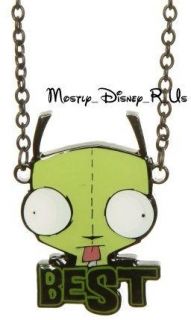 Invader Zim Gir Best Friends Pendant Necklaces Officially Licensed New