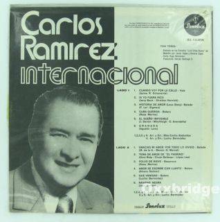 CARLOS RAMIREZ Internacional SONOLUX Latin LP NM Near Mint Shrink RARE
