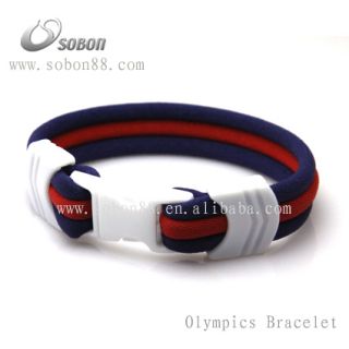 2012 Sobon Ionic Sports Energy Balance Titanium Bracelet