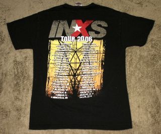 INXS T Shirt Switch 2006 Tour Rock Star Fortune Small