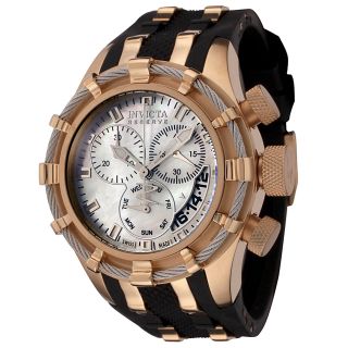 New Ladies Invicta 6950 Rose Gold Dat Date Sport Watch   NO RESERVE