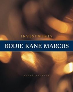 Investments 9E Kane Bodie Marcus 9th Edition 2011 New